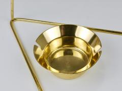 Carl Aub ck Rare Carl Aub ck Brass Standing Floor Ashtray Smoking Stand Austria 1950s - 4520954