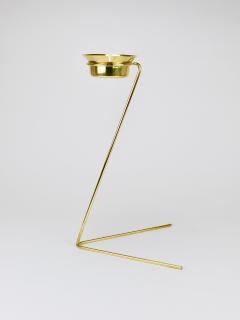 Carl Aub ck Rare Carl Aub ck Brass Standing Floor Ashtray Smoking Stand Austria 1950s - 4520955