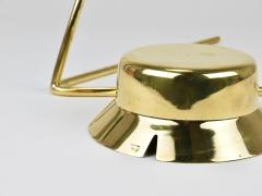 Carl Aub ck Rare Carl Aub ck Brass Standing Floor Ashtray Smoking Stand Austria 1950s - 4520957