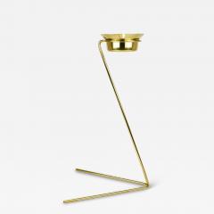 Carl Aub ck Rare Carl Aub ck Brass Standing Floor Ashtray Smoking Stand Austria 1950s - 4521211