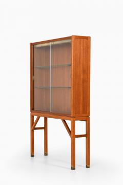 Carl Axel Acking Scandinavian Modern Cabinet in Glass Teak Beech by Carl Axel Acking 1950s - 4699494