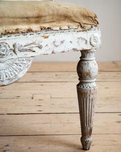 Carl Christoffer Gjorwell 19th Century Gustavian Barrel Back Armchair - 4477425