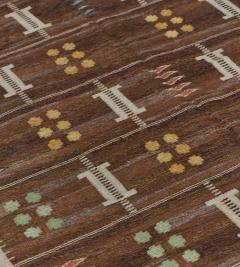 Carl Dagel Handwoven Signed Swedish Flatweave Rug - 2406334