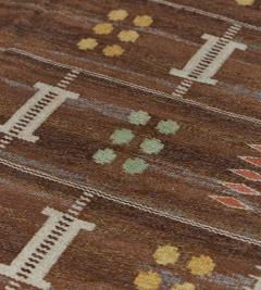 Carl Dagel Handwoven Signed Swedish Flatweave Rug - 2406336