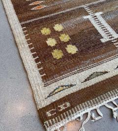 Carl Dagel Handwoven Signed Swedish Flatweave Rug - 2406339