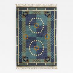 Carl Dagel SCANDINAVIAN MODERN WOOL FLAT WEAVE RUG BY CARL DANGEL - 723440