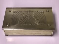 Carl Deffner Jugendstil Nouveau Secessionist Brass Box Carl Deffner Germany C 1910  - 1162566