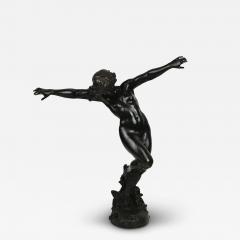 Carl F Binder Dancing Nude Bacchante Circa 1905 by Swiss Designer Carl Binder - 4345373