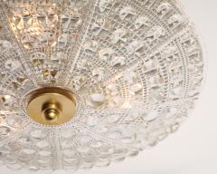 Carl Fagerlund 1950s Crystal and Brass Chandelier by Carl Fagerlund for orrefors - 4716061