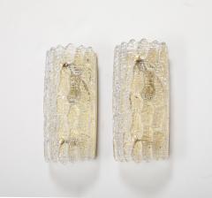 Carl Fagerlund Carl Fagerlund Crystal and Brass Sconces 4 Pairs Available  - 4060907