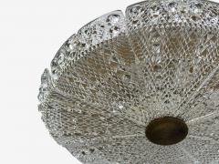 Carl Fagerlund Carl Fagerlund Pendant Light Textured Glass Brass Sweden 1960s - 4750452
