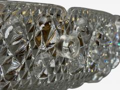 Carl Fagerlund Carl Fagerlund Pendant Light Textured Glass Brass Sweden 1960s - 4750453