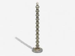 Carl Fagerlund Carl Fagerlund Swedish Modern Glass Nickel Floor Lamp Sweden 1970s - 4220956