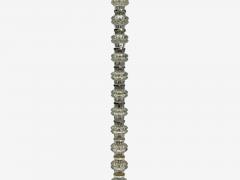 Carl Fagerlund Carl Fagerlund Swedish Modern Glass Nickel Floor Lamp Sweden 1970s - 4220958