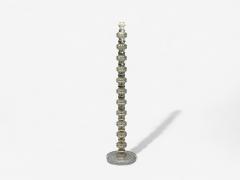 Carl Fagerlund Carl Fagerlund Swedish Modern Glass Nickel Floor Lamp Sweden 1970s - 4220959