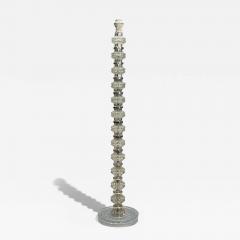 Carl Fagerlund Carl Fagerlund Swedish Modern Glass Nickel Floor Lamp Sweden 1970s - 4225641