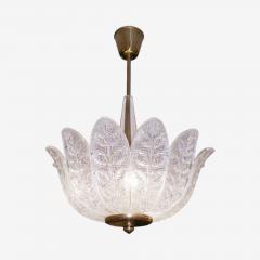 Carl Fagerlund Carl Fagerlund Swedish Modern Slumped Glass Pendant Light Sweden 1940s - 4146918