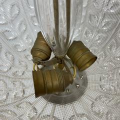 Carl Fagerlund Carl Fagerlund Swedish Modern Slumped Glass Pendant Light Sweden 1940s - 4146923