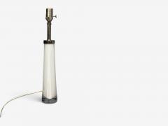 Carl Fagerlund Carl Fagerlund Swedish Modern Table Lamps White Glass Sweden 1960s - 4723403