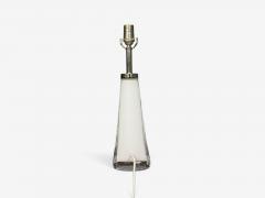 Carl Fagerlund Carl Fagerlund Swedish Modern Table Lamps White Glass Sweden 1960s - 4723404
