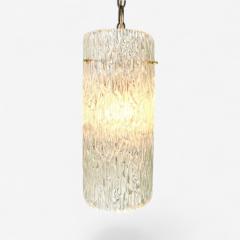 Carl Fagerlund Carl Fagerlund Swedish Modern Textured Glass Pendant Light Sweden 1940s - 4145372