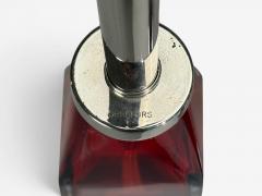 Carl Fagerlund Carl Fagerlund Table Lamps Red Glass Sweden 1950s - 4583097