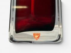 Carl Fagerlund Carl Fagerlund Table Lamps Red Glass Sweden 1950s - 4583098