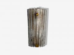 Carl Fagerlund Carl Fagerlund Textured Glass Brass Large Wall Sconce Sweden 1940s - 4212501