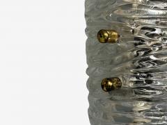 Carl Fagerlund Carl Fagerlund Textured Glass Brass Wall Lights Sweden 1960s - 4212594