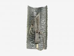 Carl Fagerlund Carl Fagerlund Textured Glass Brass Wall Lights Sweden 1960s - 4212597