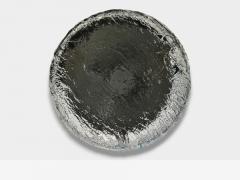 Carl Fagerlund Carl Fagerlund Textured Glass Nickel Flush Mount Fixture Sweden 1950s - 4216401