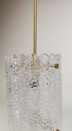 Carl Fagerlund Carl Fagerlund for Orrefors Mid Century Modern Crystal Cylinder Pendant 1960s - 2405076