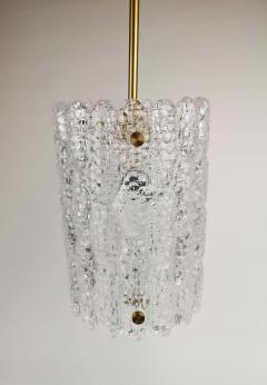 Carl Fagerlund Carl Fagerlund for Orrefors Mid Century Modern Crystal Cylinder Pendant 1960s - 2405099