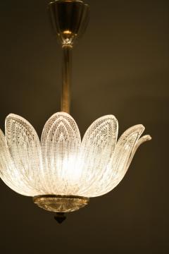 Carl Fagerlund Ceiling Lamp by Carl Fagerlund in Brass Glass 1960s - 4612450