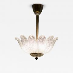 Carl Fagerlund Ceiling Lamp by Carl Fagerlund in Brass Glass 1960s - 4614345