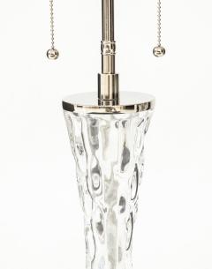 Carl Fagerlund Extra Large Pair of 1970s Crystal Lamps by Carl Fagerlund for Orrefors  - 3294397