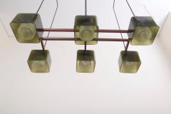 Carl Fagerlund Green Glass Ceiling Lamp by Carl Fagerlund for Orrefors - 891558