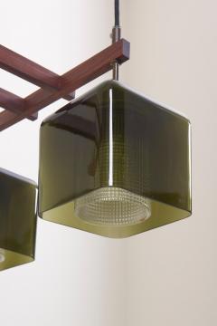 Carl Fagerlund Green Glass Ceiling Lamp by Carl Fagerlund for Orrefors - 891559