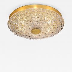Carl Fagerlund Mid Century Modernist Flush Mount Chandelier by Carl Fagerlund for Orrefors - 4556969