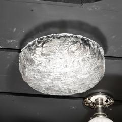 Carl Fagerlund Mid Century Modernist Glass Flush Mount by Carl Fagerlund for Orrefors - 3352725