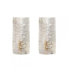 Carl Fagerlund Mid Century Modernist Striated Glass Sconces W Brass Fittings by Carl Fagerlund - 3976091