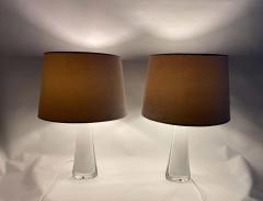 Carl Fagerlund Midcentury Table Lamps by Carl Fagerlund for Orrefors Sweden RD 1566 - 2330330