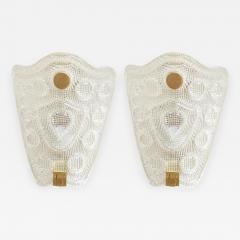 Carl Fagerlund Orrefors Crystal Sconces - 885878
