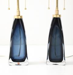 Carl Fagerlund Orrefors Midnight Blue Crystal Lamp by Carl Fagerlund - 4271989