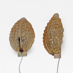 Carl Fagerlund Pair Wall sconces by Orrefors 1930s Carl Fagerlund - 1776199