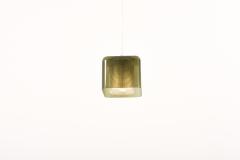 Carl Fagerlund Pair of Carl Fagerlund Pendant Lamps for Orrefors Sweden 1960s - 2225022
