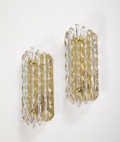 Carl Fagerlund Pair of Crystal Bubble Sconces by Carl Fagerlund for Orrefors  - 3496115