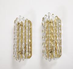 Carl Fagerlund Pair of Crystal Bubble Sconces by Carl Fagerlund for Orrefors  - 3496119