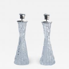 Carl Fagerlund Pair of Large Table Lamps by Orrefors - 1324519