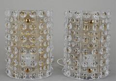 Carl Fagerlund Pair of Large Wall Lights by Orrefors - 1323439